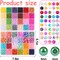 Pearl Beads for Jewelry Making 48 Colorful 6mm Round Pearl Beads for Bracelets Making Kit Small Pearl Filler Beads for DIY Craft Necklace Earrings